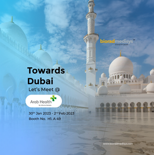Arab Health 2023 - Biorad Medisys | A Medical Device Manufacturing Company.