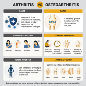 Arthritis VS Osteoarthritis